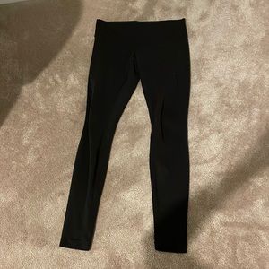 Lululemon black 28" wunder under leggings
